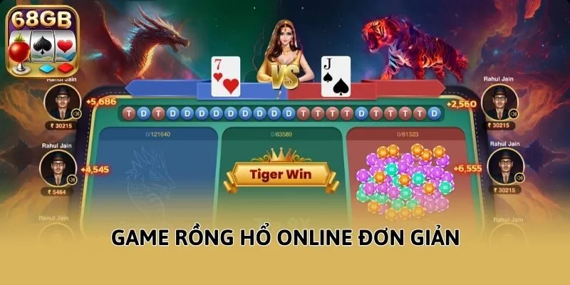 Game Rồng Hổ online đơn giản