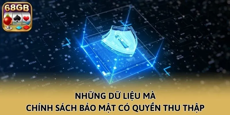 Những dữ liệu mà chính sách bảo mật có quyền thu thập