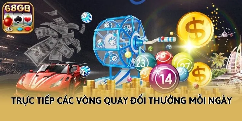 Trực tiếp các vòng quay đổi thưởng mỗi ngày